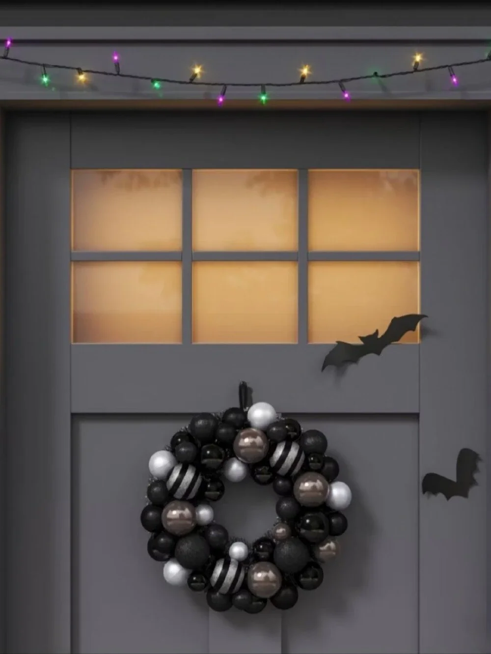 Hyde & Eek! 100ct LED Halloween Indoor Outdoor Miniature Glass String Lights New